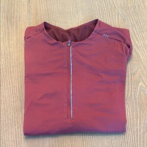 Red lululemon Quarter-Zip Pullover